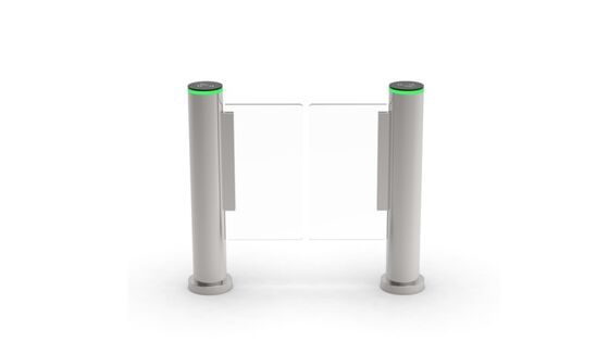 Custom Access Control Security Turnstile Gate Anti Pinch For Commercial Buildings