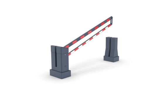 Commercial Automatic Parking Road Barrier Gate Anti Collision 380V