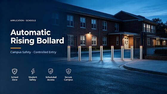 Automatic Rising Bollards Delivering Effective Barrier Control and Security Enhancement for Public and Private Properties