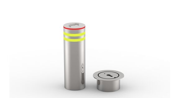 Adjustable Hydraulic Rising Security Bollards Road Mobile Column ODM