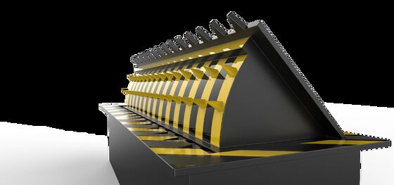 3.75KW Hydraulic Lift Road Blocker System Shallow Mount IP68 Waterproof