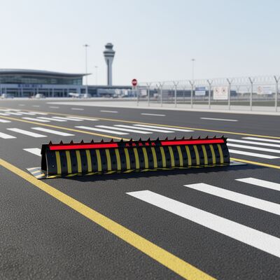 PLC Controlled Road Blocker System with 220 Ton Capacity and Electro-Hydraulic Drive for Secure Vehicle Access Control