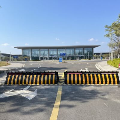 PLC Controlled Road Blocker System with 220 Ton Capacity and Electro-Hydraulic Drive for Secure Vehicle Access Control