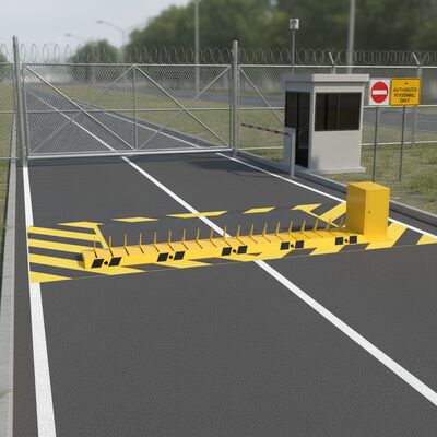 380V IP67 Waterproof Tyre Killer with 150mm Spike Height for Secure Vehicle Access Control