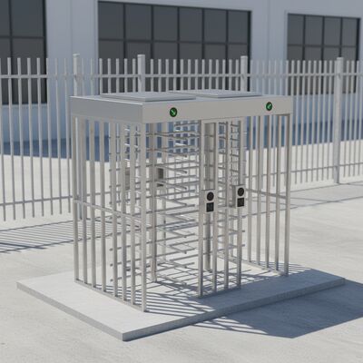 304 Stainless Steel Full Height Access Control Barrier,Full height security turnstiles