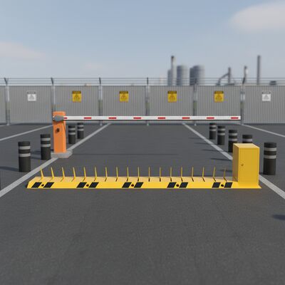 Robust Automatic Tyre Killer Spike Road Blocker OEM For  Bases