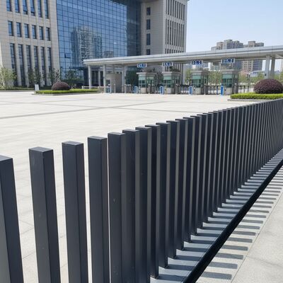 Automatic Rising Bollard Fence Gate with 304+Q235 Stainless Steel Construction, Fully Automatic Control, and IP68 Protection Rating