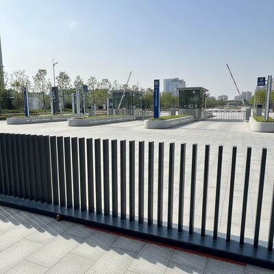 Automatic Rising Bollard Fence Gate with 304+Q235 Stainless Steel Construction, Fully Automatic Control, and IP68 Protection Rating