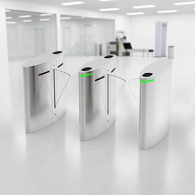 Security Turnstile Gate offering flexible installation options including floor mounted and wall integrated configurations