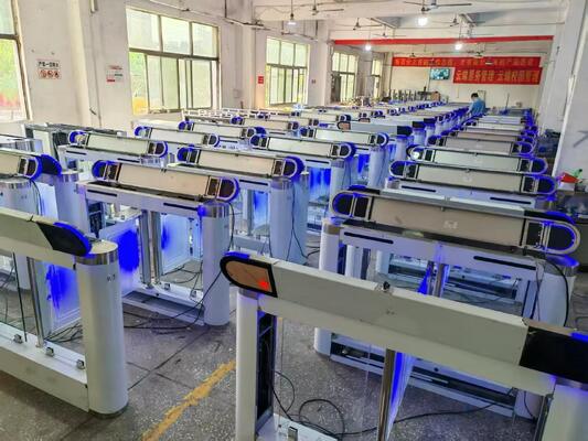 304 Stainless Steel Swing Barrier Turnstile Gate with 5 Million Cycles and 600-900mm Channel Width