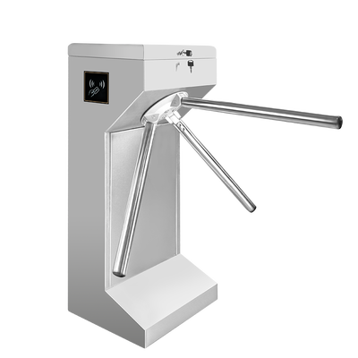 Security Vertical Turnstile Gate Designed to Support Biometric and Card Reader Systems for Enhanced Security and User Convenience