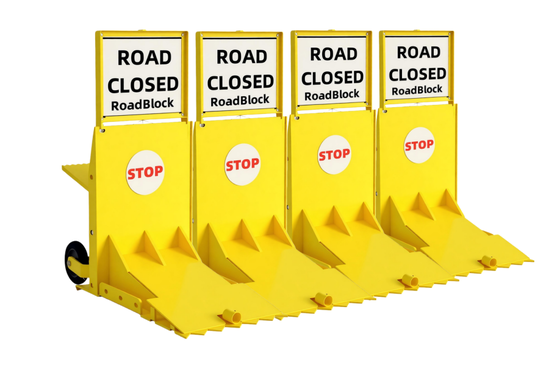 Road Blocker System modular mobile vehicle barrier designed to provide fast deployment and vehicle access control solutions