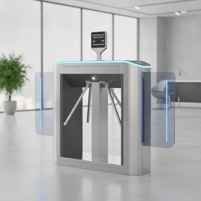 Security Turnstile Gate U7000-A with 2-Way Operation Direction, RFID Fingerprint Facial Verification, and 3 Million Cycles Life for Access Control
