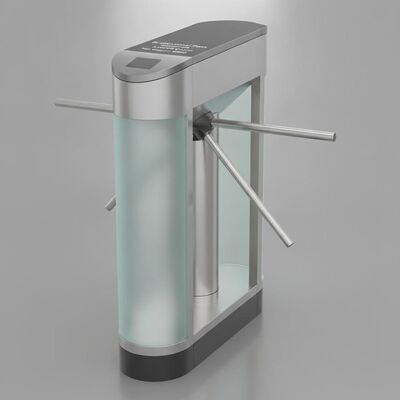 DC24V Solenoid Valve Security Turnstile Gate with Bi-directional Passage and 3 Million Cycles Life
