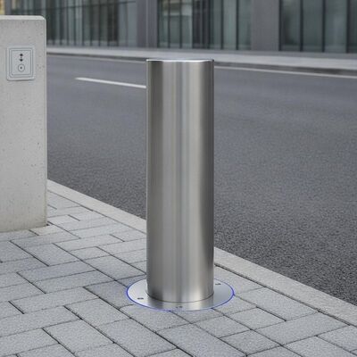 1100mm Embedded 6mm Thickness Electric Rising Bollards for Vehicle Access Control