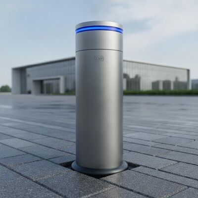IP68 Waterproof K12 Crash Rated Hydraulic Rising Bollard with 220V Voltage for Vehicle Control