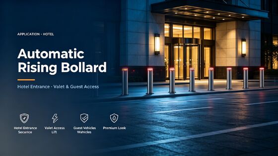 Automatic Rising Bollards Delivering Effective Barrier Control and Security Enhancement for Public and Private Properties