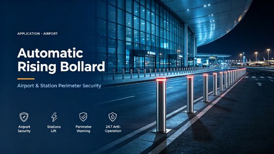 Automatic Rising Bollards with SS304/SS316 Material, 20 Tons Load Capacity, and 3s To 6s Adjustable Up Time for Enhanced Security