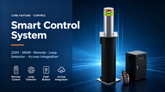 Electric Rising Security Barrier Posts Providing Automated Access Control and Enhanced Security for Vehicle Entry Points
