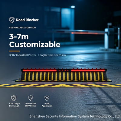Robust Road Blocker System Featuring Heavy Duty Steel Construction for Secure Vehicle Management and Traffic Regulation