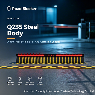 Robust Road Blocker System Featuring Heavy Duty Steel Construction for Secure Vehicle Management and Traffic Regulation