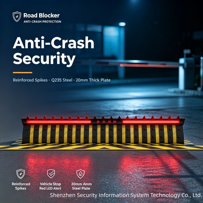 Heavy Duty Automatic Road Blocker Providing Superior Protection and Long Service Life in Traffic Control Applications