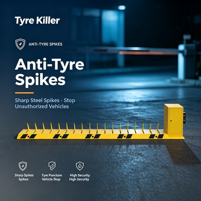 Durable Spike Tyre Killer for Vehicle Security Access Control Systems Effective Traffic Management Solution