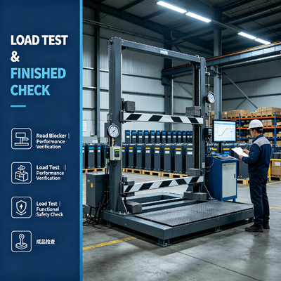 Robust Road Blocker System Featuring Heavy Duty Steel Construction for Secure Vehicle Management and Traffic Regulation