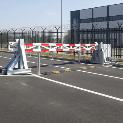 Araç Erişim Kontrolü için K4 Çarpışma Direnci ve PAS68 Güvenlik Derecesi ile Hidrolik Sürücü Yol Engelli Kapısı