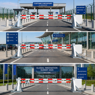 Keine Einfahrt, Parkwege Tor, ein echtes Anti-Fahrzeug Ramming Tor